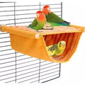 Cozy Bird Hammock Nest – Plush Hanging Swing for Parrots & Budgies