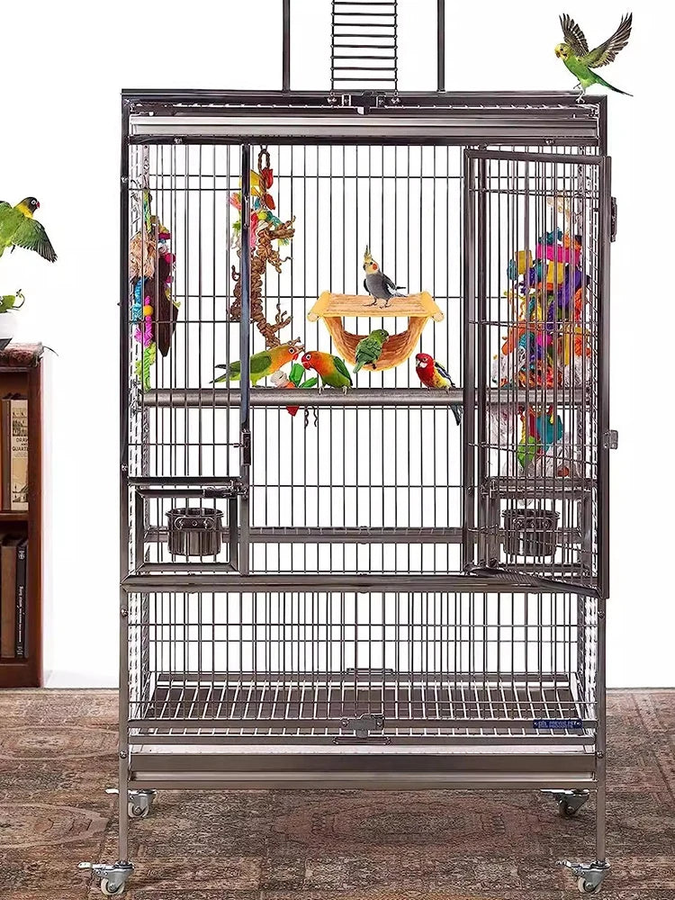 Cozy Bird Hammock Nest – Plush Hanging Swing for Parrots & Budgies