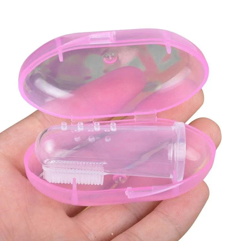 Pet Finger Toothbrush – Silicone Teeth Cleaner for Dogs