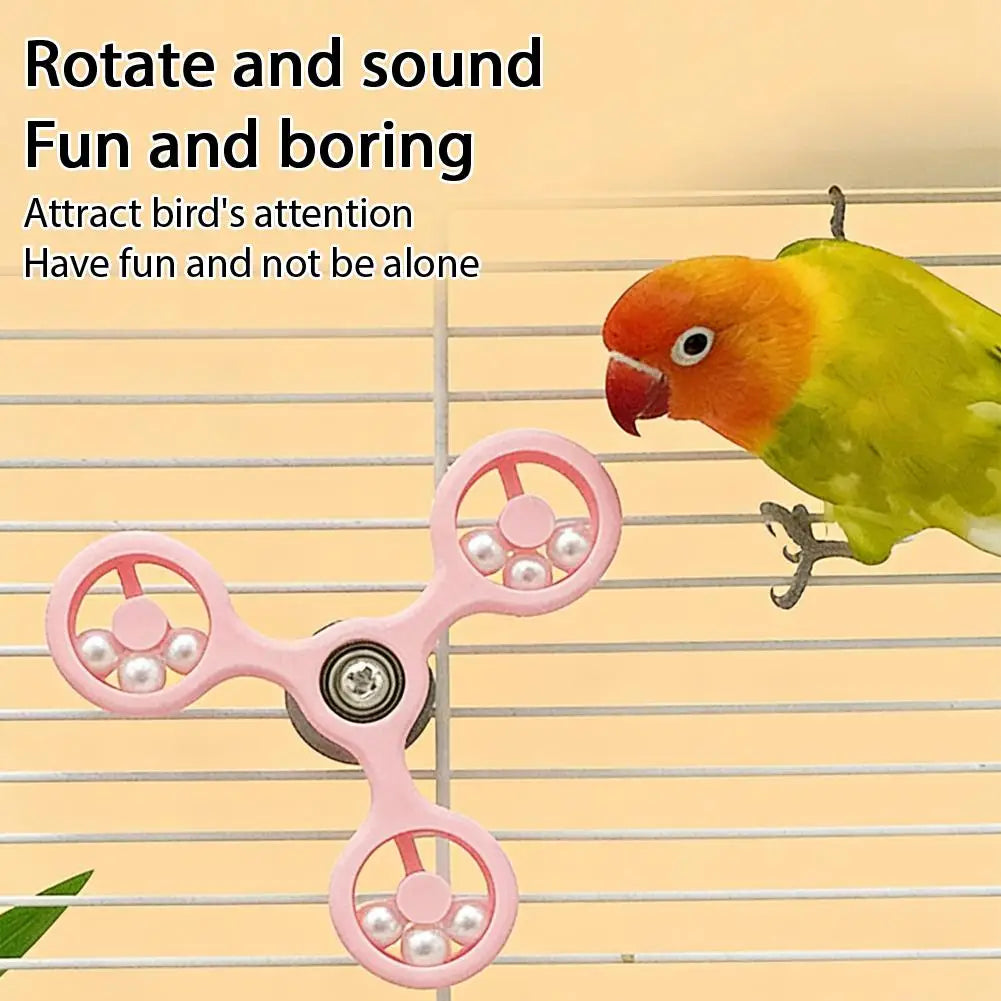 Interactive Parrot Windmill Chewing Toy – Mental Stimulation & Entertainment