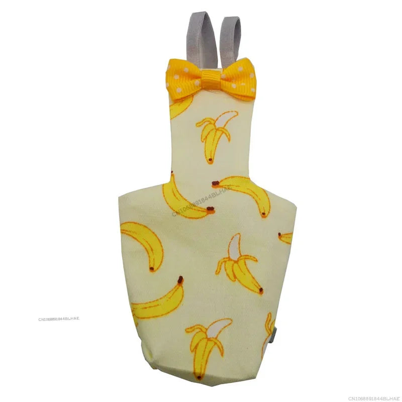 Parrot Diaper Flight Suit – Washable Bird Nappy with Bowtie for Parakeets, Cockatiels & Pigeons