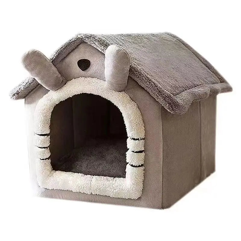 Cozy Pet House Bed – Removable & Washable | Dogs & Cats