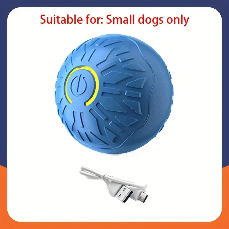 Smart Interactive Pet Ball – USB Rechargeable Auto-Moving Toy for Dogs & Cats