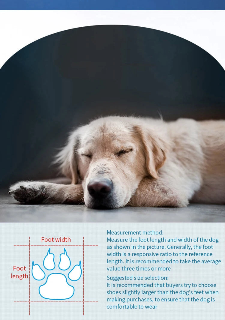 Waterproof Dog Boots – Anti-Slip Rain Shoes for Small Dogs & Cats (4-Pack)