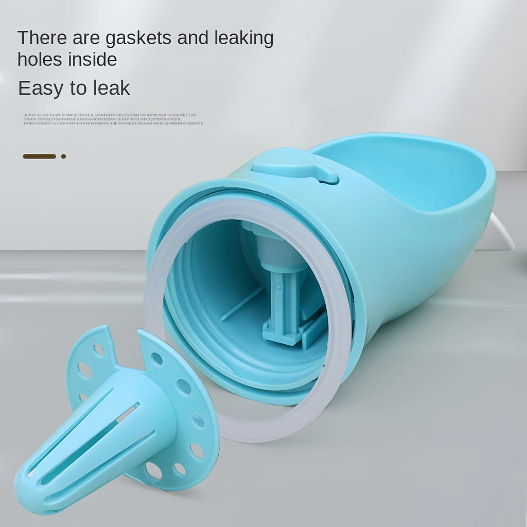 Portable Pet Water Bottle with Food Storage – 2-in-1 Travel Feeder Bowl for Dogs & Cats | 350ml / 550ml
