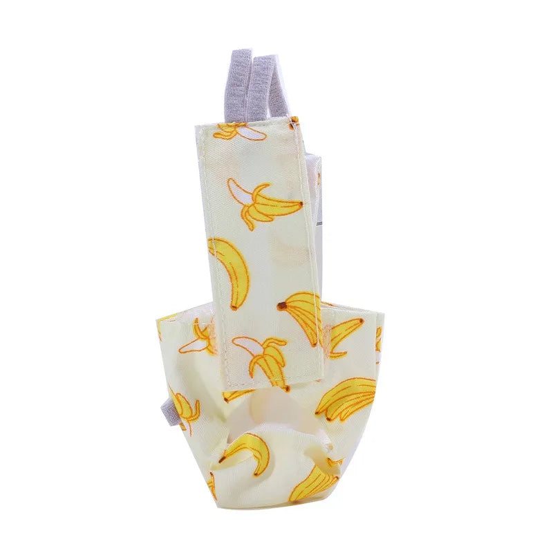 Bird Flight Suit & Diaper with Bowtie – 100% Cotton, Washable
