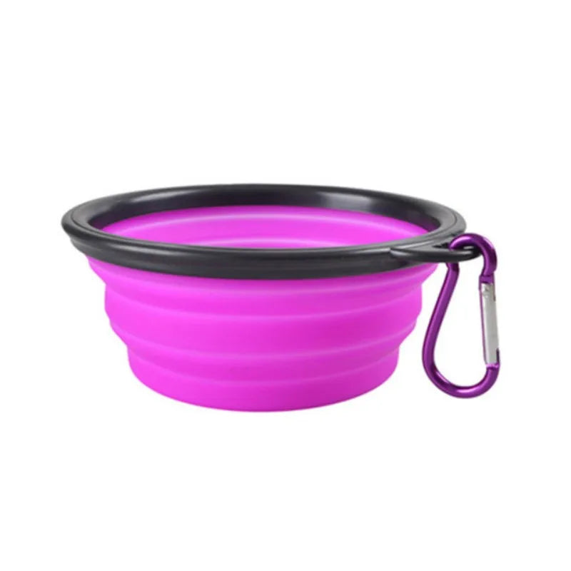 Portable Collapsible Pet Bowl – Silicone Travel Bowl for Dogs & Cats | 350ml