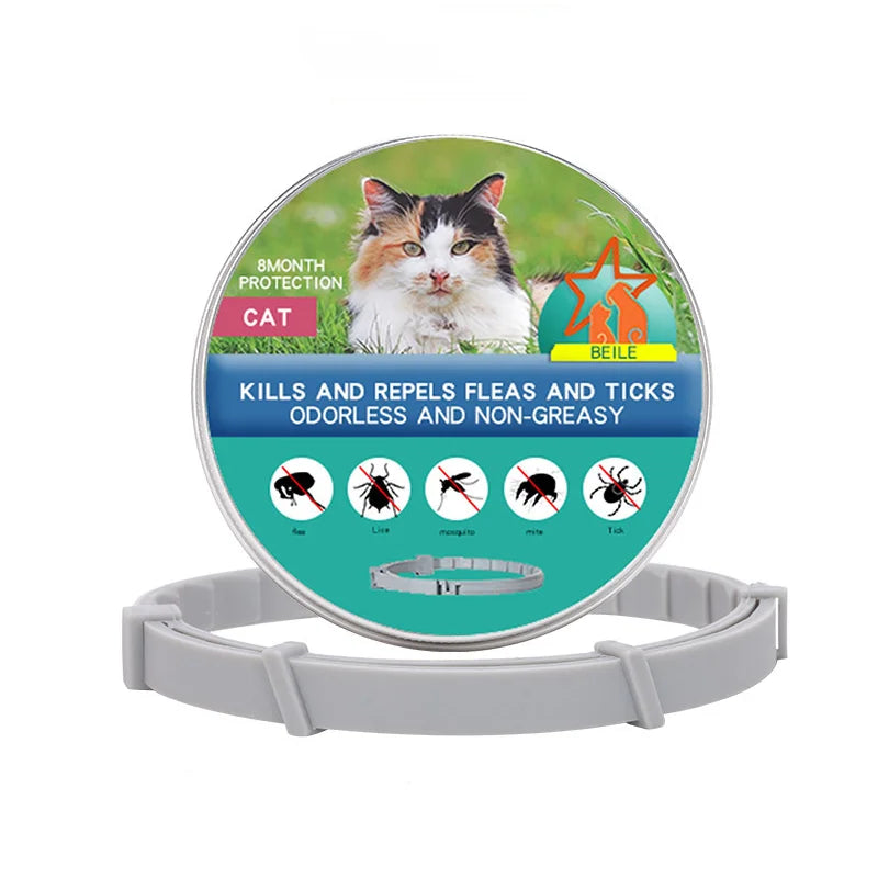 Flea & Tick Protection Collar for Dogs & Cats