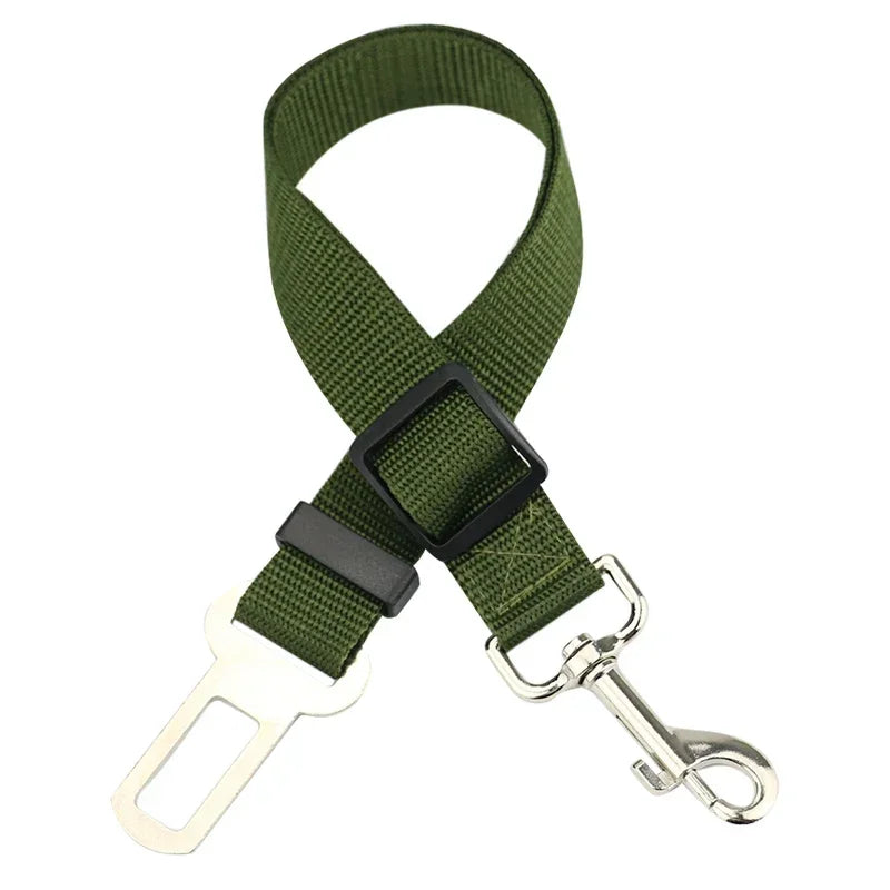 Pet Car Safety Belt – Adjustable Dog & Cat Harness Clip