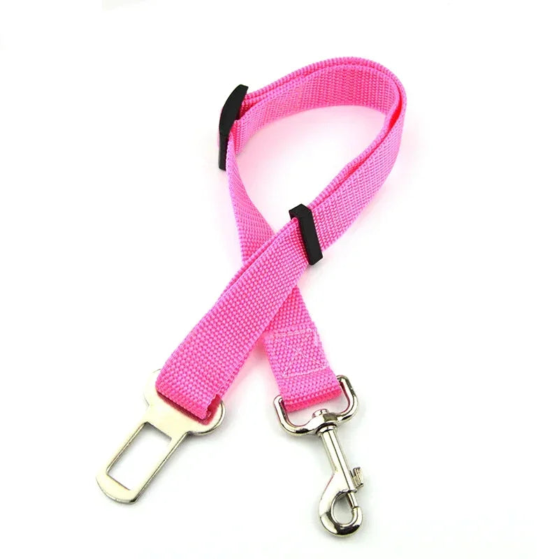 Pet Car Safety Belt – Adjustable Dog & Cat Harness Clip