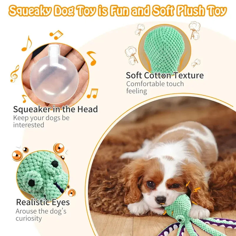 Plush Squeaky Dog Toy – Interactive Chew & Cuddle Toy for Dogs