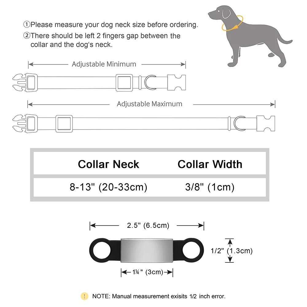 Personalized Reflective Cat & Dog Collar with Bell & Free Engraving