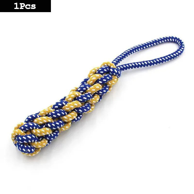Cotton Rope Dog Toy – Chew & Tug Toy for Puppies & Dogs