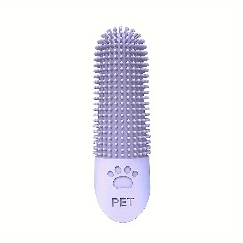 360° Silicone Finger Toothbrush for Dogs & Cats – Gentle Dental Cleaning for All Breeds