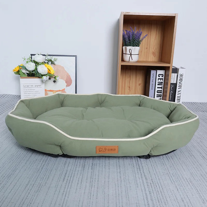 Corduroy Pet Sofa Bed – Cozy Dog & Cat Lounger