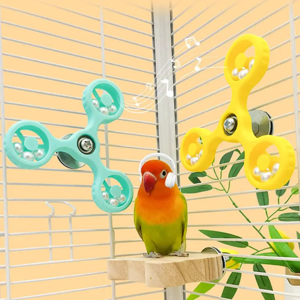 Interactive Parrot Windmill Chewing Toy – Mental Stimulation & Entertainment