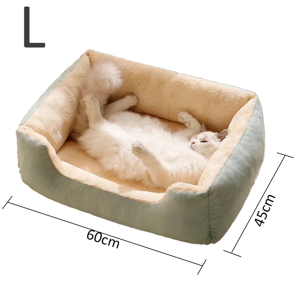Plush Pet Bed for Cats & Dogs | Soft Breathable Cushion