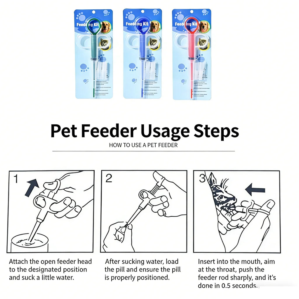 Portable Pet Water & Medicine Dispenser – For Dogs & Cats