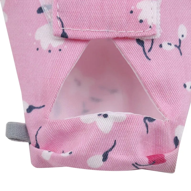 Bird Flight Suit & Diaper with Bowtie – 100% Cotton, Washable