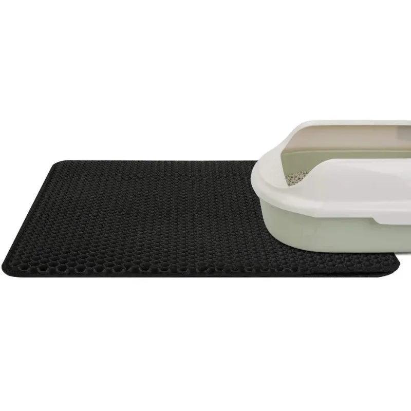 Double-Layer Waterproof Cat Litter Mat – Non-Slip, Washable & Easy to Clean