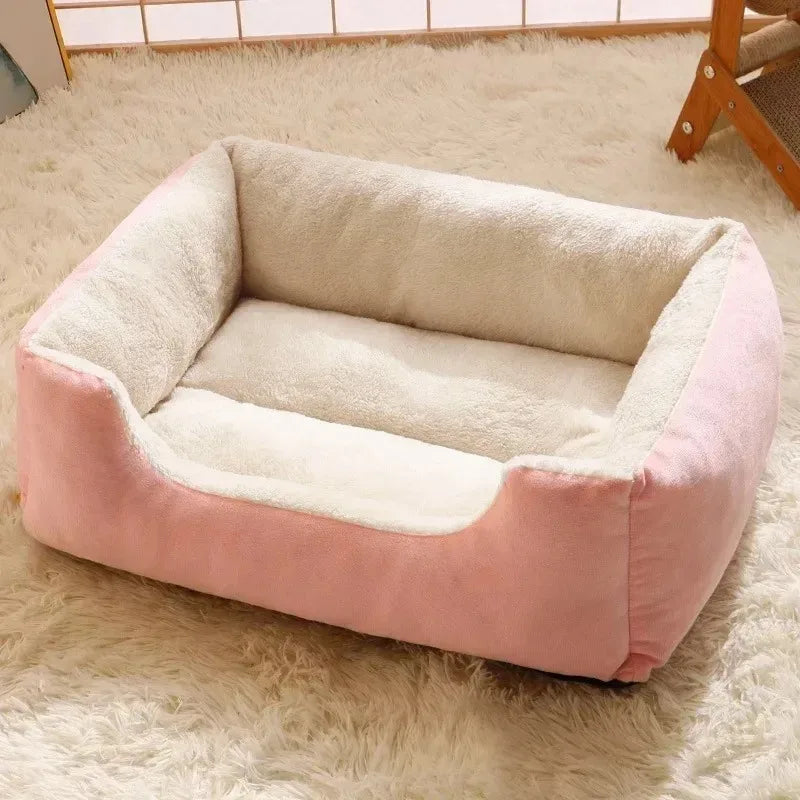 Plush Pet Bed for Cats & Dogs | Soft Breathable Cushion