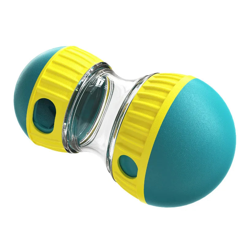 Interactive Dog Treat Dispensing Ball – Elliptical Track Rolling Toy for Mental Stimulation