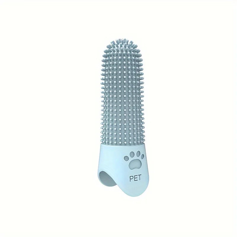 360° Silicone Finger Toothbrush for Dogs & Cats – Gentle Dental Cleaning for All Breeds