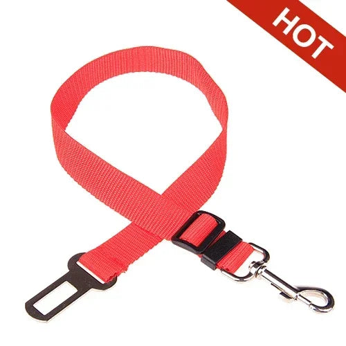 Pet Car Safety Belt – Adjustable Dog & Cat Harness Clip