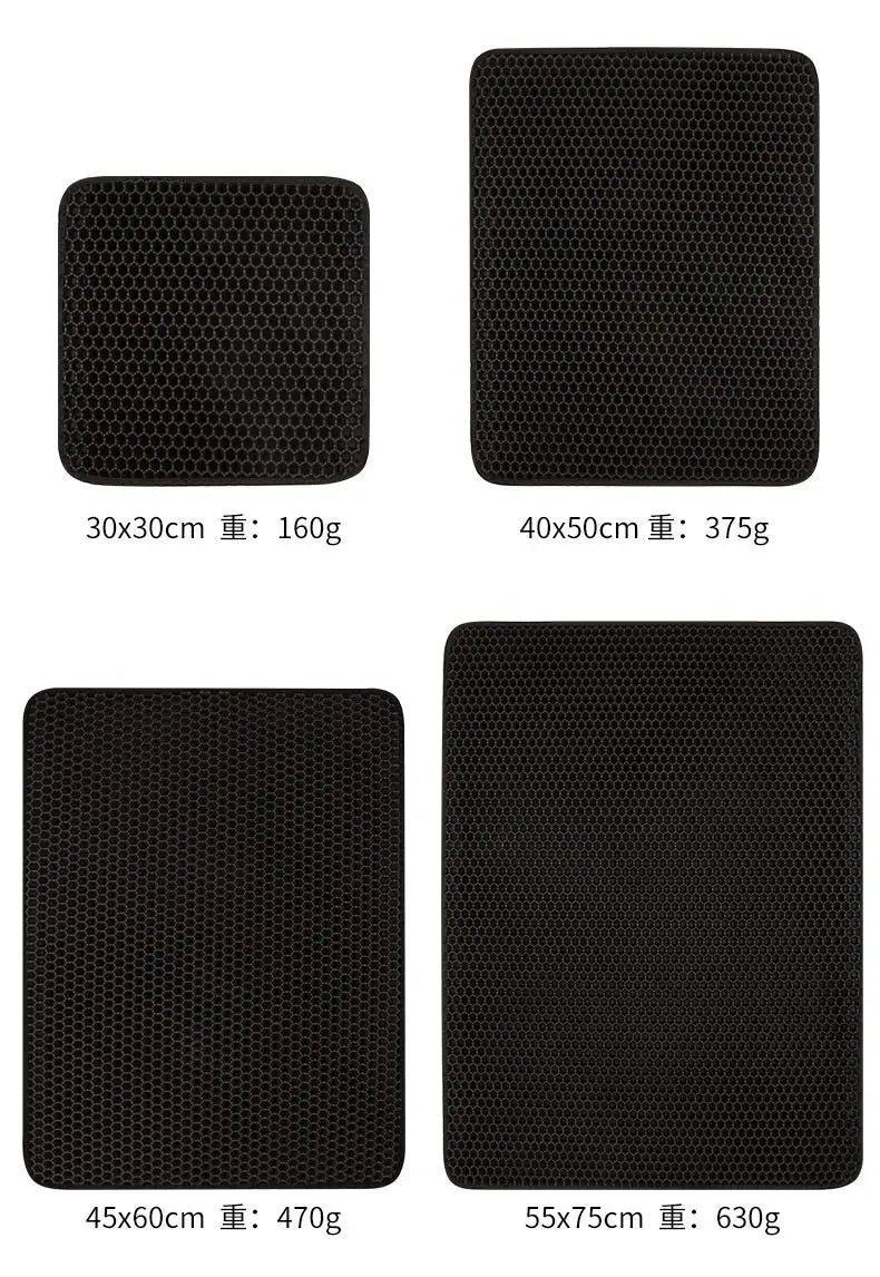 Double-Layer Waterproof Cat Litter Mat – Non-Slip, Washable & Easy to Clean