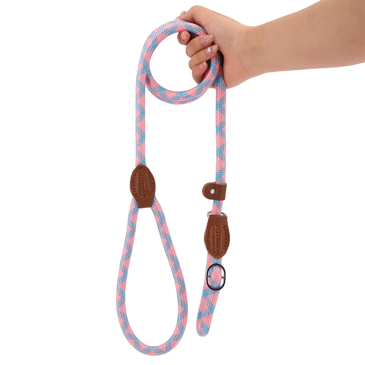 Non-Slip Braided Nylon Dog Leash – Heavy Duty, No-Pull for Small, Medium & Large Dogs | M/L/XL