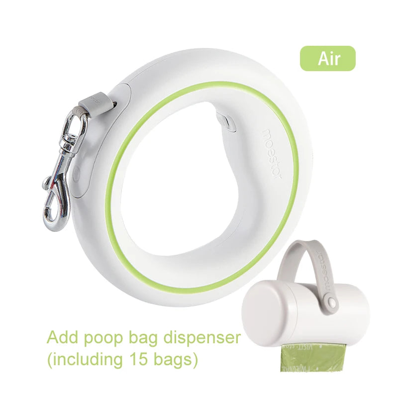 MOESTAR Retractable Dog Leash Lite – 3M Hands-Free Walking Rope for Dogs Up to 30kg | CE & FCC Certified