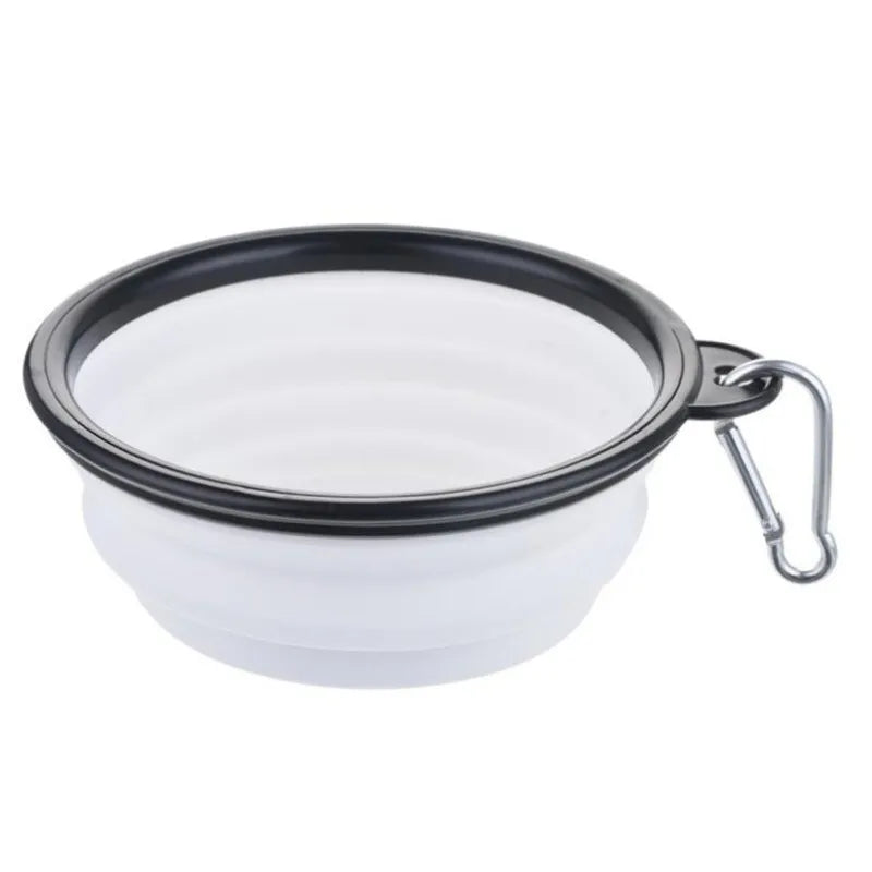 Portable Collapsible Pet Bowl – Silicone Travel Bowl for Dogs & Cats | 350ml