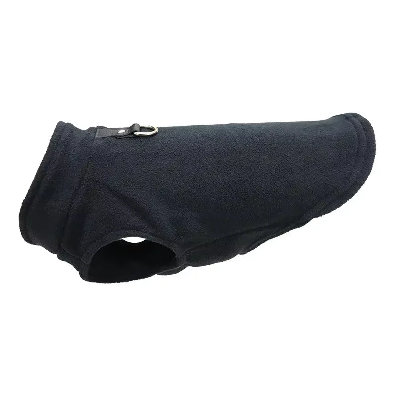 Soft Fleece Pet Vest Jacket with D-Ring | Dog & Cat Winter Coat