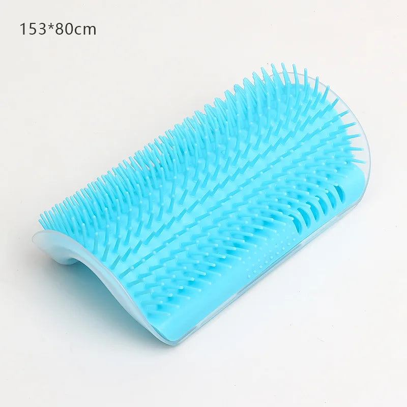 Cat Corner Grooming Brush – Self-Cleaning Massage & Hair Removal Comb