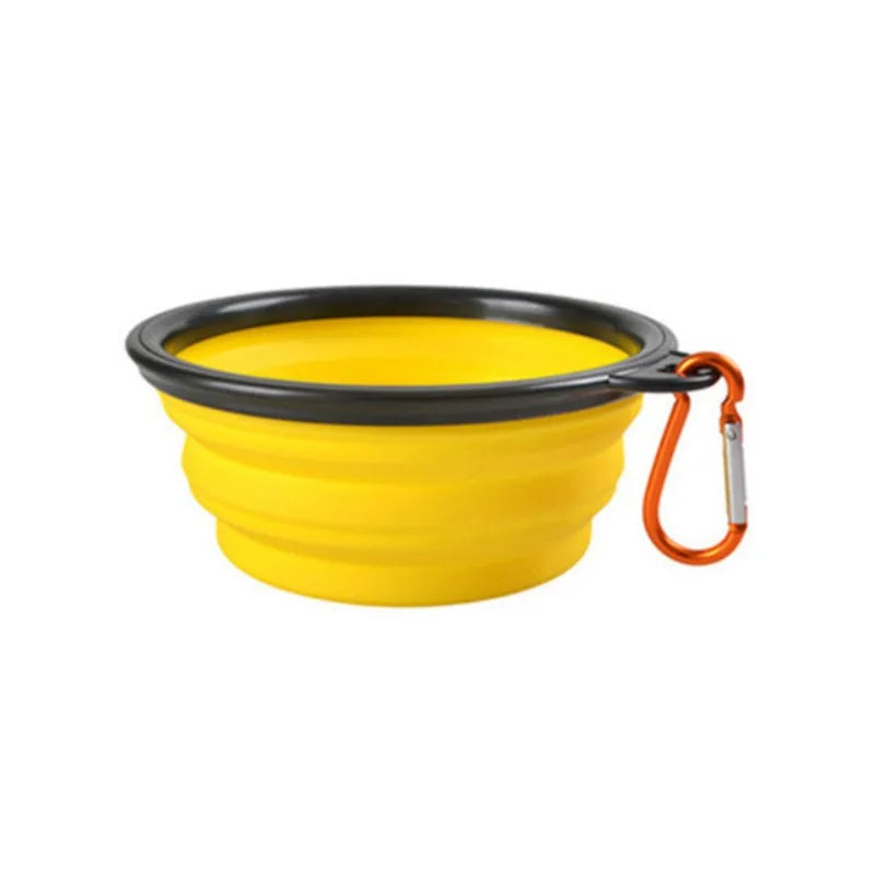 Portable Collapsible Pet Bowl – Silicone Travel Bowl for Dogs & Cats | 350ml
