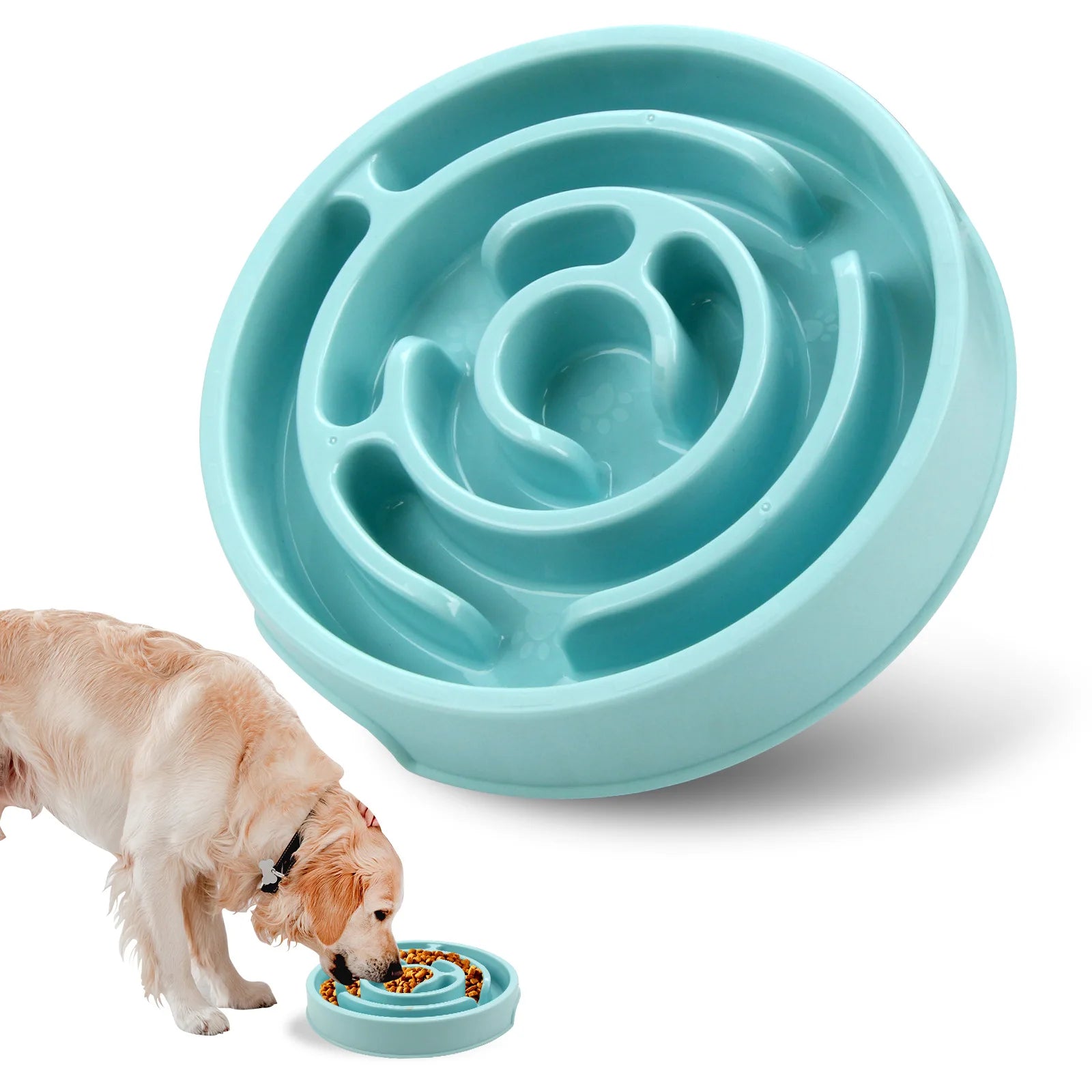 Non-Slip Slow Feeder Bowl for Dogs – Durable & Suitable for All Sizes