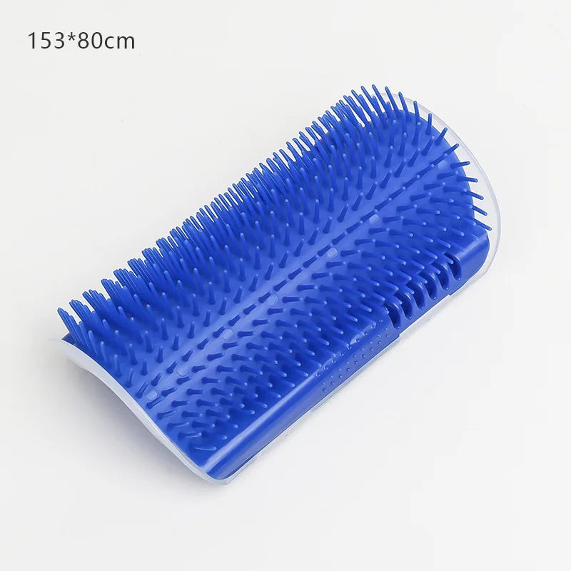 Cat Corner Grooming Brush – Self-Cleaning Massage & Hair Removal Comb