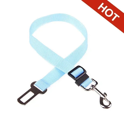 Pet Car Safety Belt – Adjustable Dog & Cat Harness Clip