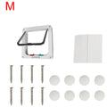 Pet Door with 4-Way Lock | ABS Plastic Cat & Dog Flap – M / L / XL