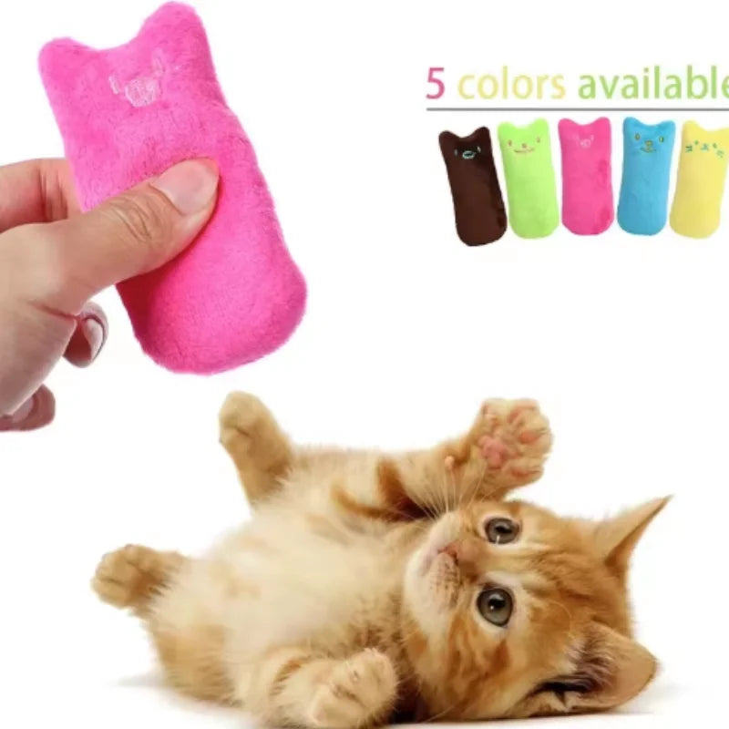 Catnip Velvet Chew Toy – Interactive Plush Toy for Cats & Kittens