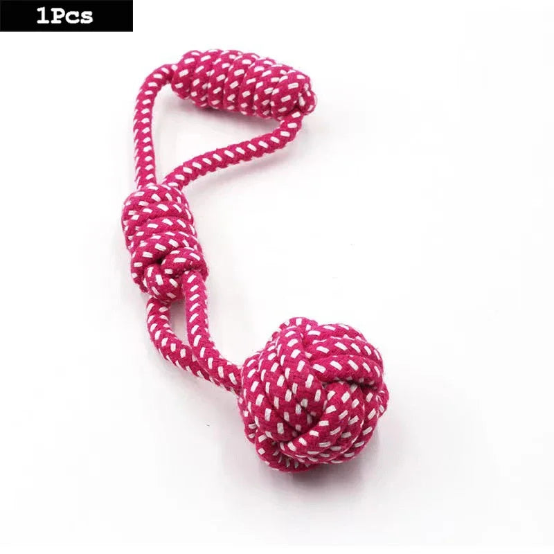 Cotton Rope Dog Toy – Chew & Tug Toy for Puppies & Dogs