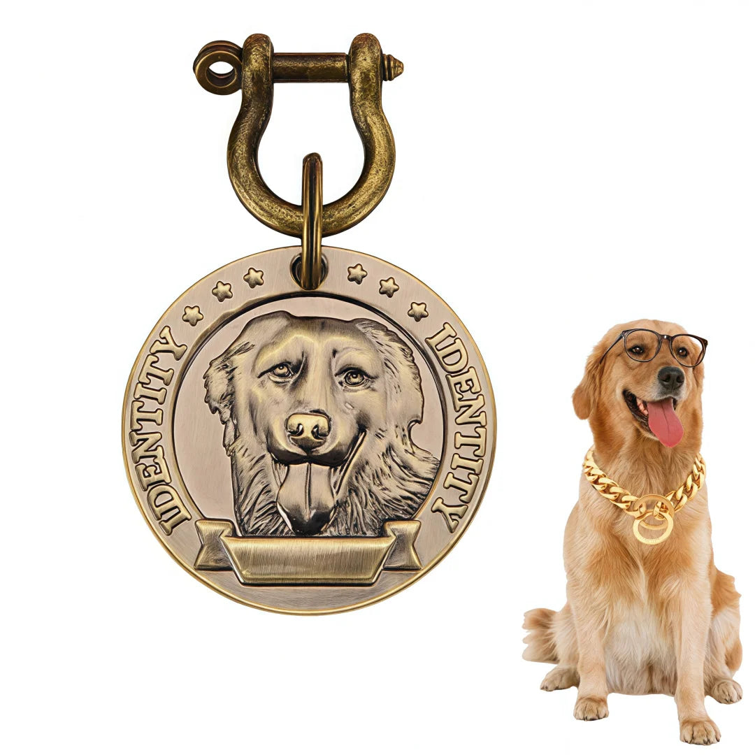Personalized Engraved Pet ID Tag – Custom Name & Phone for Dogs & Cats