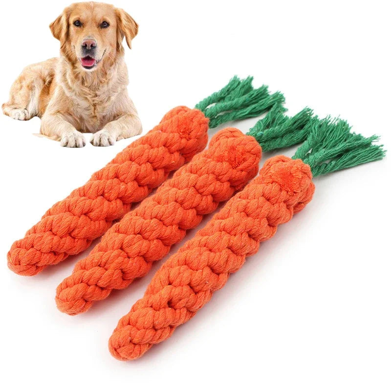 Cotton Rope Dog Toy – Chew & Tug Toy for Puppies & Dogs