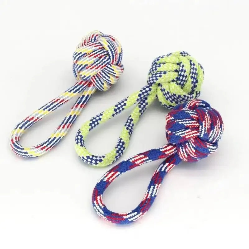 Cotton Rope Dog Toy – Chew & Tug Toy for Puppies & Dogs