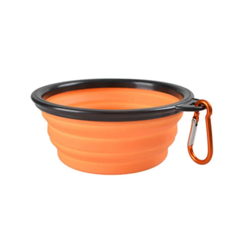 Portable Collapsible Pet Bowl – Silicone Travel Bowl for Dogs & Cats | 350ml