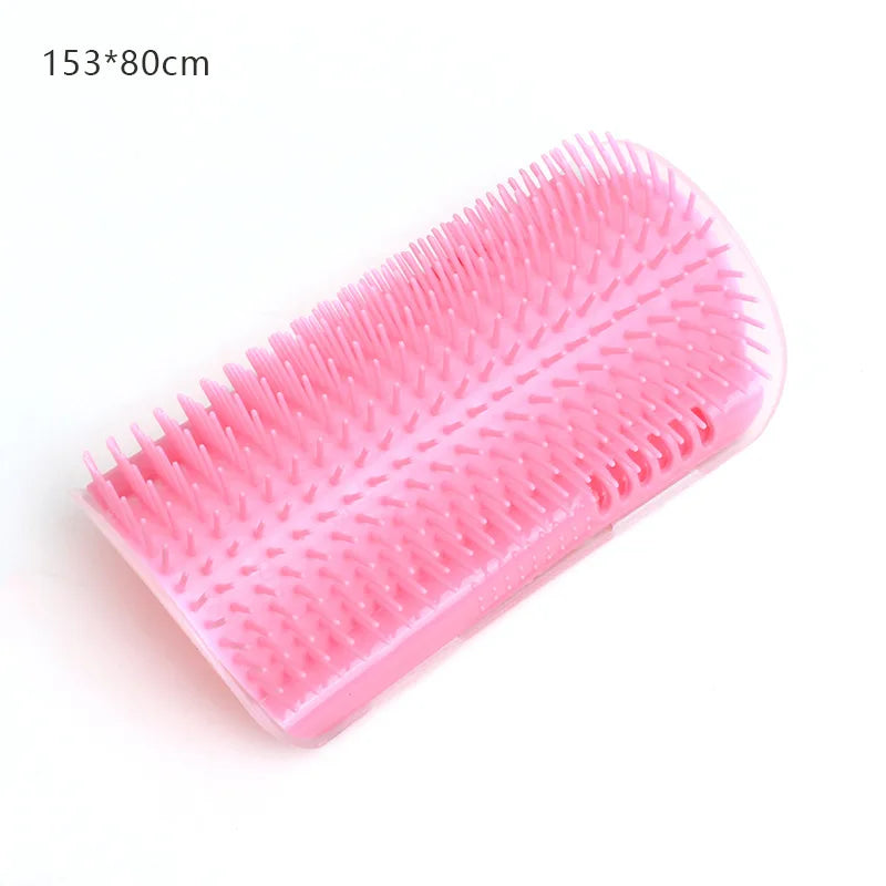 Cat Corner Grooming Brush – Self-Cleaning Massage & Hair Removal Comb