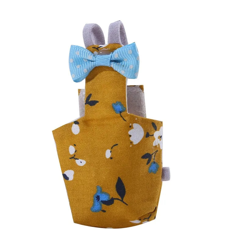 Bird Flight Suit & Diaper with Bowtie – 100% Cotton, Washable