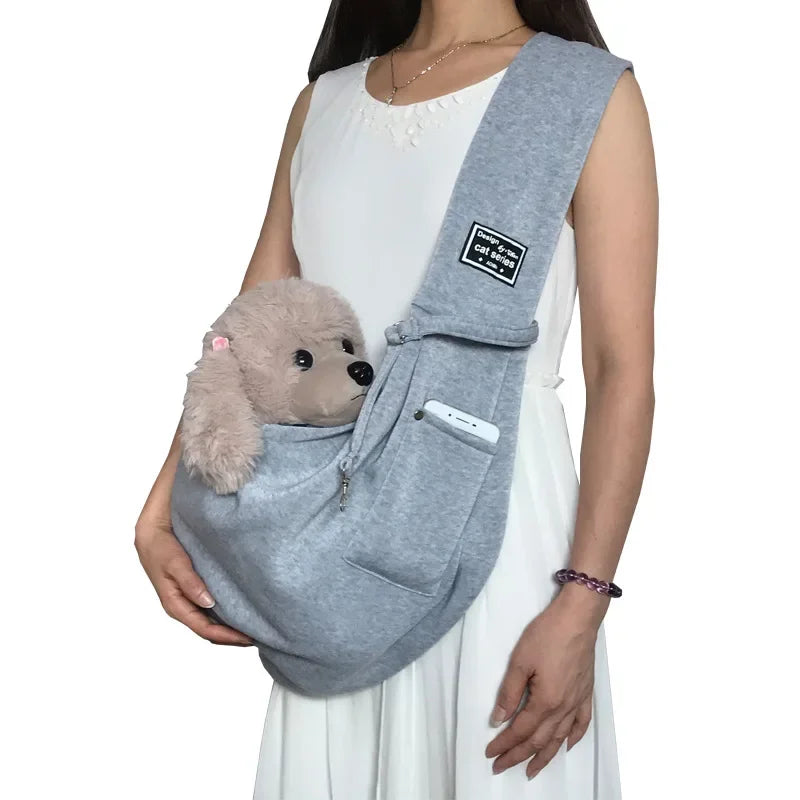 Pet Sling Carrier Bag – Hands-Free Shoulder Bag for Small Dogs & Cats