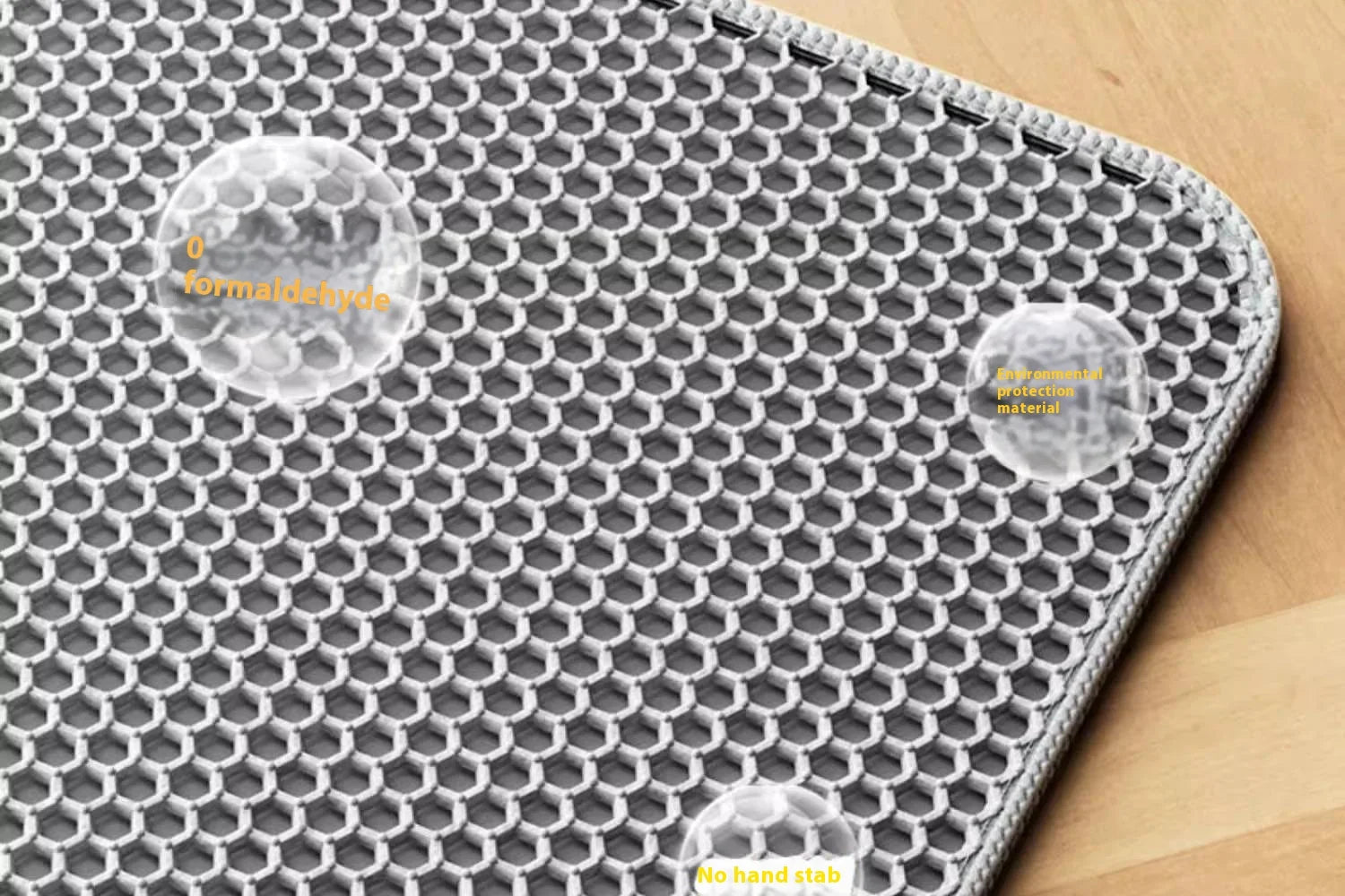 Double-Layer Cat Litter Mat – Waterproof, Non-Slip & Washable