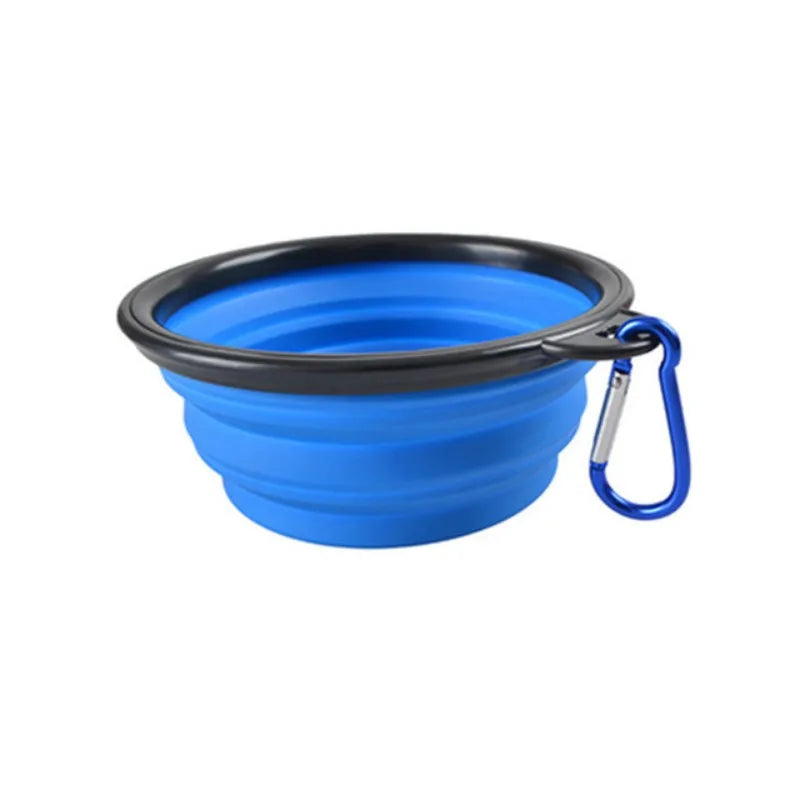 Portable Collapsible Pet Bowl – Silicone Travel Bowl for Dogs & Cats | 350ml